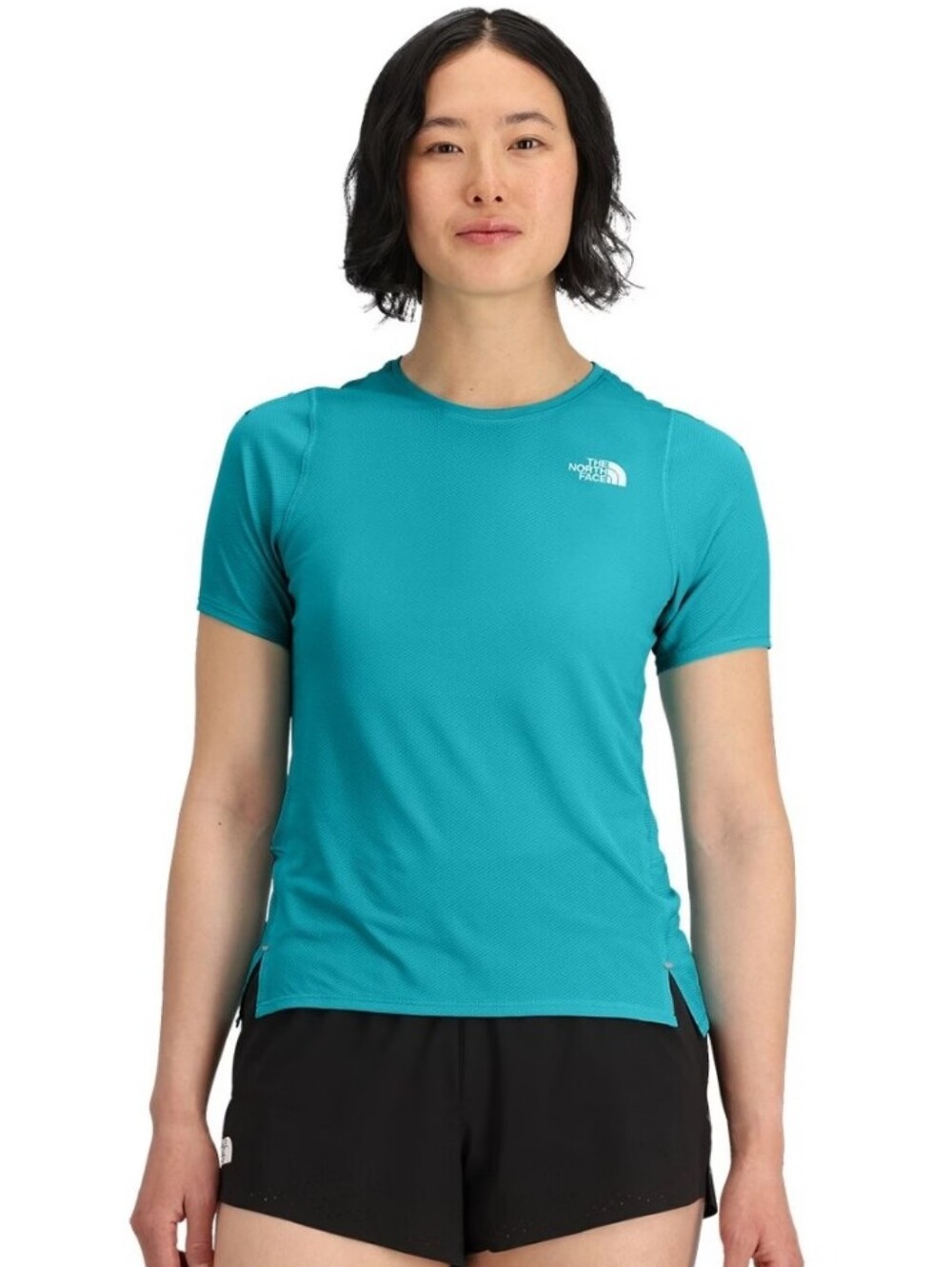 The North Face Women's Short-Sleeve Summit Series Crew Tee — Glacier Blue